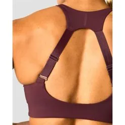 ICANIWILL Stride Sports Bra, Dark Brown -Udstyr og tilbehør butik 13216 006R ICIW Stride Sports Bra Burgundy 07 feb23 3