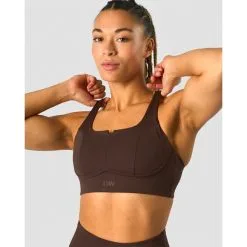 ICANIWILL Stride Sports Bra, Dark Brown -Udstyr og tilbehør butik 13216 284R ICIW Stride Sports Bra Dark Brown 03 feb23 3