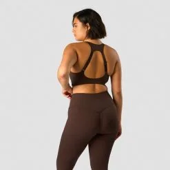 ICANIWILL Stride Sports Bra, Dark Brown -Udstyr og tilbehør butik 13216 284R ICIW Stride Sports Bra Dark Brown 05 feb23 2
