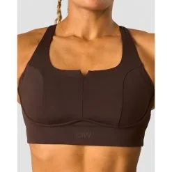 ICANIWILL Stride Sports Bra, Dark Brown -Udstyr og tilbehør butik 13216 284R ICIW Stride Sports Bra Dark Brown 07 feb23 2