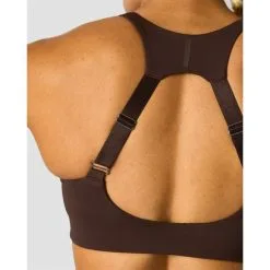 ICANIWILL Stride Sports Bra, Sea Green -Udstyr og tilbehør butik 13216 284R ICIW Stride Sports Bra Dark Brown 08 feb23 4