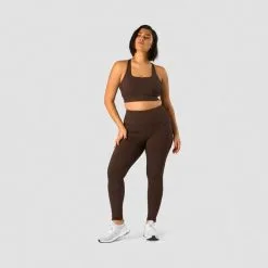 ICANIWILL Stride Sports Bra, Dark Brown -Udstyr og tilbehør butik 13216 284R ICIW Stride Sports Bra Dark Brown 10 feb23 2