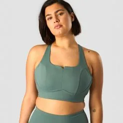 ICANIWILL Stride Sports Bra, Burgundy -Udstyr og tilbehør butik 13216 286R ICIW Stride Sports Bra Sea Green 03 feb23