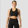 ICANIWILL Rush Seamless Sports Bra, Black -Udstyr og tilbehør butik 13218 001R ICANIWILL Rush Seamless Sports Bra Black 0223