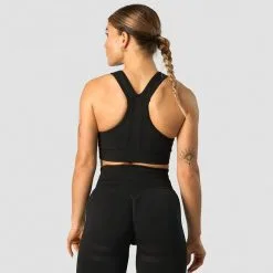 ICANIWILL Rush Seamless Sports Bra, Black -Udstyr og tilbehør butik 13218 001R ICANIWILL Rush Seamless Sports Bra Black 0223 5