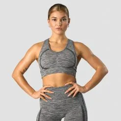ICANIWILL Rush Seamless Sports Bra, Grey Melange -Udstyr og tilbehør butik 13218 026R