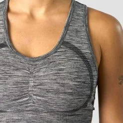 ICANIWILL Rush Seamless Sports Bra, Grey Melange -Udstyr og tilbehør butik 13218 026R 4