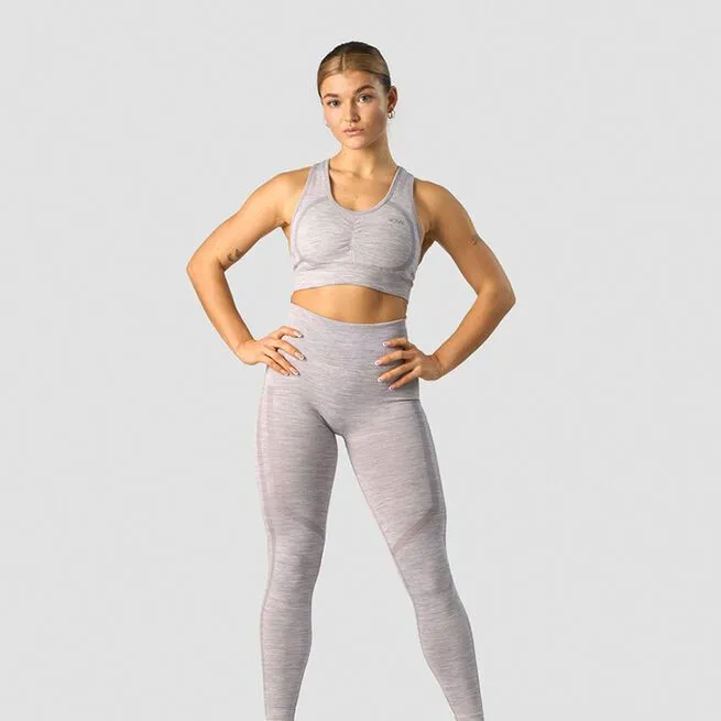 ICANIWILL Rush Seamless Sports Bra, Lavender Melange 4 ICANIWILL Rush Seamless Sports Bra, Lavender Melange - Billede 2