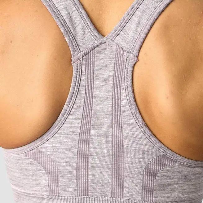 ICANIWILL Rush Seamless Sports Bra, Lavender Melange 7 ICANIWILL Rush Seamless Sports Bra, Lavender Melange - Billede 5