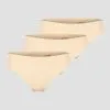 ICANIWILL Soft Thong 3-pack, Beige -Udstyr og tilbehør butik 13226 164R ICANIWILL Soft Thong 3 pack Beige 0223 3