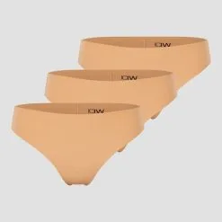 ICANIWILL Soft Thong 3-pack, Almond