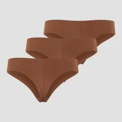 ICANIWILL Soft Thong 3-pack, Cinnamon -Udstyr og tilbehør butik 13226 243R ICANIWILL SoftThong 3 pack Cinnamon 0223 2