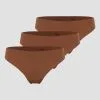 ICANIWILL Soft Thong 3-pack, Cinnamon -Udstyr og tilbehør butik 13226 243R ICANIWILL SoftThong 3 pack Cinnamon 0223 3