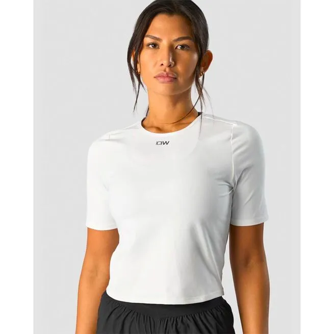 ICANIWILL Charge Cropped Mid Sleeve Wmn, White 5 ICANIWILL Charge Cropped Mid Sleeve Wmn, White - Billede 3