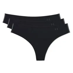 Under Armour Pure Stretch Thong 3-Pack, Black -Udstyr og tilbehør butik 1325615 001r under armour pure stretch thong 3 pack black 3