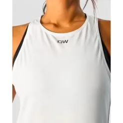 ICANIWILL Charge Tank Top Wmn, White -Udstyr og tilbehør butik 13257 002R ICANIWILL Charge Tank Top Wmn White 02 april23