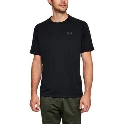 Under Armour UA Tech 2.0 SS Tee, White -Udstyr og tilbehør butik 1326413 001r under armour ua tech ss tee black 2 2