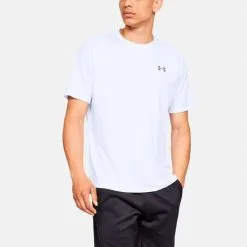 Under Armour UA Tech 2.0 SS Tee, Black -Udstyr og tilbehør butik 1326413 100R Under Armour Tech SS Tee White 01 0620