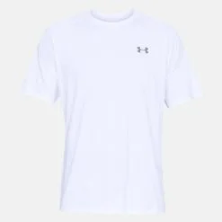 Under Armour UA Tech 2.0 SS Tee, Black -Udstyr og tilbehør butik 1326413 100R Under Armour Tech SS Tee White 04 0620