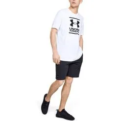 Under Armour UA GL Foundation SS T-shirt, White -Udstyr og tilbehør butik 1326849 100r under armour ua gl foundation ss t shirt white 3