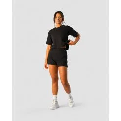 ICANIWILL Revive Heavy Cropped T-Shirt Wmn, Black -Udstyr og tilbehør butik 13273 001R ICANIWILL Revive Heavy Cropped T Shirt Wmn Black 03 maj23 1