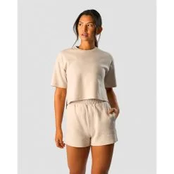 ICANIWILL Revive Heavy Cropped T-Shirt Wmn, Black -Udstyr og tilbehør butik 13273 164R ICANIWILL Revive Heavy Cropped T Shirt Wmn Beige 01 maj23 1