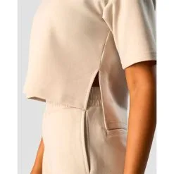 ICANIWILL Revive Heavy Cropped T-Shirt Wmn, Beige -Udstyr og tilbehør butik 13273 164R ICANIWILL Revive Heavy Cropped T Shirt Wmn Beige 04 maj23