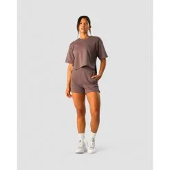 ICANIWILL Revive Heavy Shorts Wmn, Black -Udstyr og tilbehør butik 13274 280R ICANIWILL Revive Heavy Shorts Wmn Dusty Brown 04 maj23