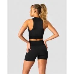 ICANIWILL Signature Seamless Cropped Tank Top, Black -Udstyr og tilbehør butik 13293 001R ICANIWILL Signature Seamless Cropped Tank Top Black 02 maj23
