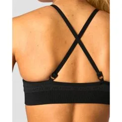 ICANIWILL Signature Seamless Sports Bra, Black -Udstyr og tilbehør butik 13294 001R ICANIWILL Signature Seamless Sports Bra Black 04 maj23