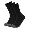 Under Armour UA Heatgear Crew 3-pack Socks, Black