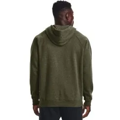 Under Armour UA Rival Fleece Hoodie, Marine Od Green -Udstyr og tilbehør butik 1357092 390R Under Armour UA Rival Fleece Hoodie Marine Od Green 0123 3
