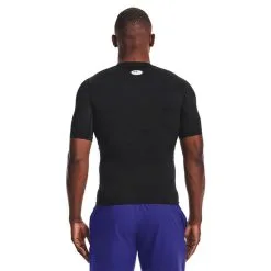 Under Armour UA HG Armour Comp SS, Carbon Heather -Udstyr og tilbehør butik 1361518 001R Under Armour HG Armour Comp SS Black 02 0121