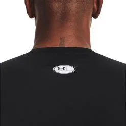 Under Armour UA HG Armour Comp SS, Carbon Heather -Udstyr og tilbehør butik 1361518 001R Under Armour HG Armour Comp SS Black 03 0121