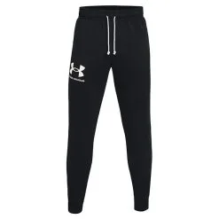 Under Armour UA Rival Terry Jogger, Black -Udstyr og tilbehør butik 1361642 001R Under Armour UA Rival Terry Jogger Black 01 jan21