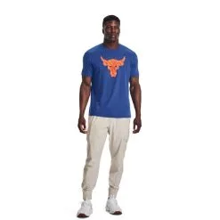 UA Project Rock Brahma Bull SS, Blue Mirage -Udstyr og tilbehør butik 1361733 471R UA Project Rock Brahma Bull SS Blue Mirage 03 jan23