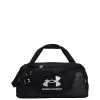 Under Armour UA Undeniable 5.0 Duffle Medium, Black/Metallic Silver -Udstyr og tilbehør butik 1369223 001 UnderArmour Undeniable Duffle MD BlackSilver 0222 1