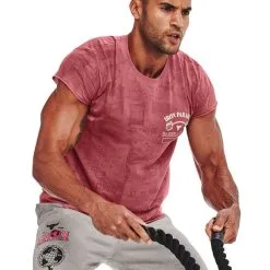 UA Project Rock Show Your Gym SS, Deco Rose/Summit White -Udstyr og tilbehør butik 1373576 600R Project Rock UA Project Rock Show Your Gym SS Deco Rose Summit White 03 0922