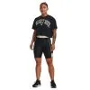 UA Project Rock Bike Short, Black/Summit White -Udstyr og tilbehør butik 1373588 001R Project Rock UA Project Rock Bike Short Black Summit White 01 0922