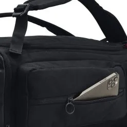 UA Project Rock Duffle Back Pack Black -Udstyr og tilbehør butik 1376459 001.MASTER UA ProjectRock Duffle Back Pack Black 0123 1