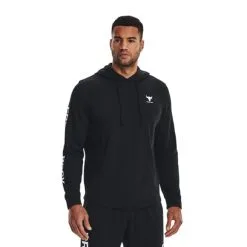 Project Rock Terry Hood, Black -Udstyr og tilbehør butik 1377428 001R UA Project Rock Terry Hood Black 01 jan23 2