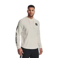 Project Rock Terry Hood, Black -Udstyr og tilbehør butik 1377428 130R UA Project Rock Terry Hood Ivory 01 jan23 2