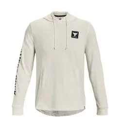 Project Rock Terry Hood, Black -Udstyr og tilbehør butik 1377428 130R UA Project Rock Terry Hood Ivory 04 jan23 2