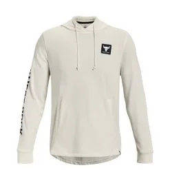 Project Rock Terry Hood, Ivory -Udstyr og tilbehør butik 1377428 130R UA Project Rock Terry Hood Ivory 04 jan23