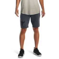 Project Rock Brahma Bull Terry Shorts, Pitch Gray