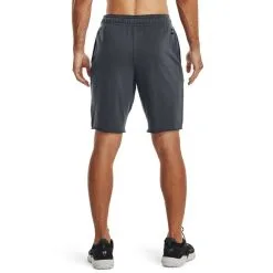 Project Rock Brahma Bull Terry Shorts, Black -Udstyr og tilbehør butik 1377429 012R UA Project Rock Brahma Bull Terry Shorts Pitch Gray 02 jan23 2