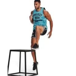 Project Rock Reversible Mesh Top TG Glacier Blue -Udstyr og tilbehør butik 1377442 433R UA Project Rock Reversible Mesh Top TG Glacier Blue 05 jan23