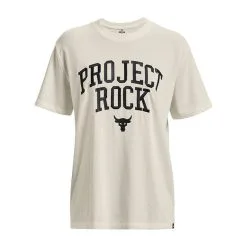 Project Rock Heavyweight Campus T-shirt Black -Udstyr og tilbehør butik 1377449 130R Project Rock Hwt Campus T shirt Ivory 0123 1