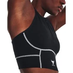 Project Rock Meridian Zip Tank Black -Udstyr og tilbehør butik 1377457 001R Project Rock Meridian Zip Tank Black 0123 1