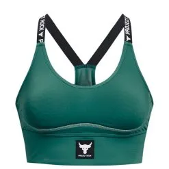 Project Rock Infinity Mid Bra Black -Udstyr og tilbehør butik 1377954 722R UA Project Rock HeatGear Printed Ankle Leggings Fam Coastal Teal 10 jan23